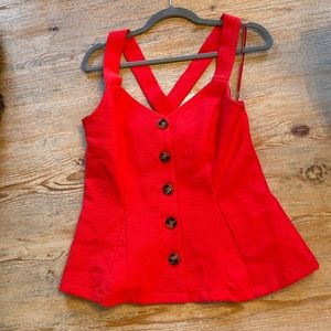 Adelyn Rae red/orange top